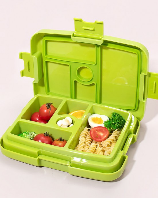 New Arrival Plastic School Lunch Box Kids Reusable Leakproof 4 Compartments Food Storage Container Bento Box New Arrival Plastic School Lunch Box Kids Reusable Leakproof 4 Compartments Food Storage Container Bento Box