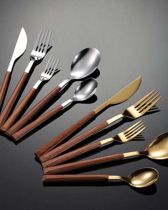 China Stainless Steel Cutlery Kitchen Knife Fork Spoon Wooden Handle Cutlery Set 1049001 China Stainless Steel Cutlery Kitchen Knife Fork Spoon Wooden Handle Cutlery Set 1049001
