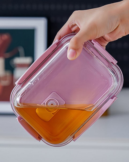Eco-Friendly Leakproof Glass Food Storage Containers Bpa Free Glass Meal Prep Bento Lunch Box With Lids Eco-Friendly Leakproof Glass Food Storage Containers Bpa Free Glass Meal Prep Bento Lunch Box With Lids