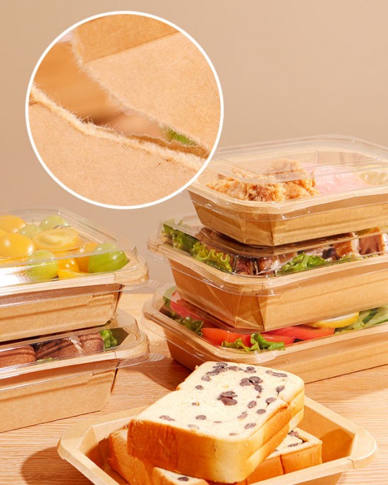 LOKYO Wholesale to Go Kraft Paper Rectangular Octagonal Lunch Box Custom logo Degradable Take Away Food Packaging LOKYO Wholesale to Go Kraft Paper Rectangular Octagonal Lunch Box Custom logo Degradable Take Away Food Packaging