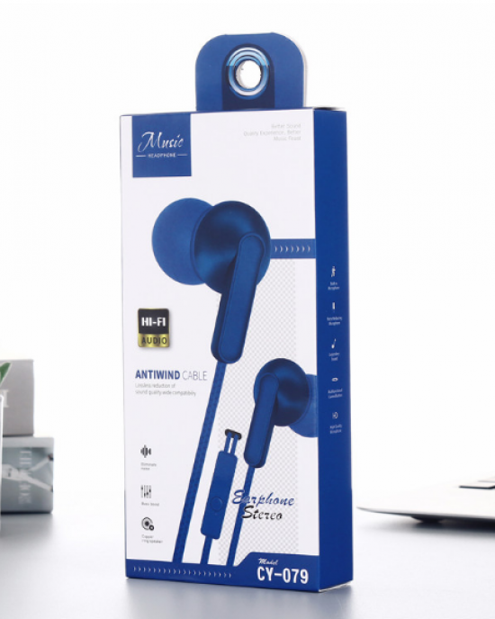 3.5mm Bass Stereo Sound Headset Music Headphone In Ear Gaming Earbuds Microphone CY-079 Wired Earphone for iPhone for Samsung 3.5mm Bass Stereo Sound Headset Music Headphone In Ear Gaming Earbuds Microphone CY-079 Wired Earphone for iPhone for Samsung