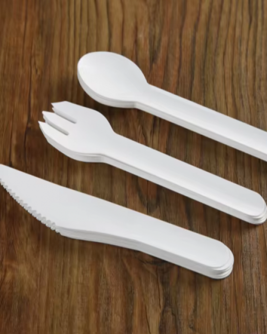 Utensils Set Knife Fork Spoon Biodegradable Paper Cutlery Utensils Set Knife Fork Spoon Biodegradable Paper Cutlery