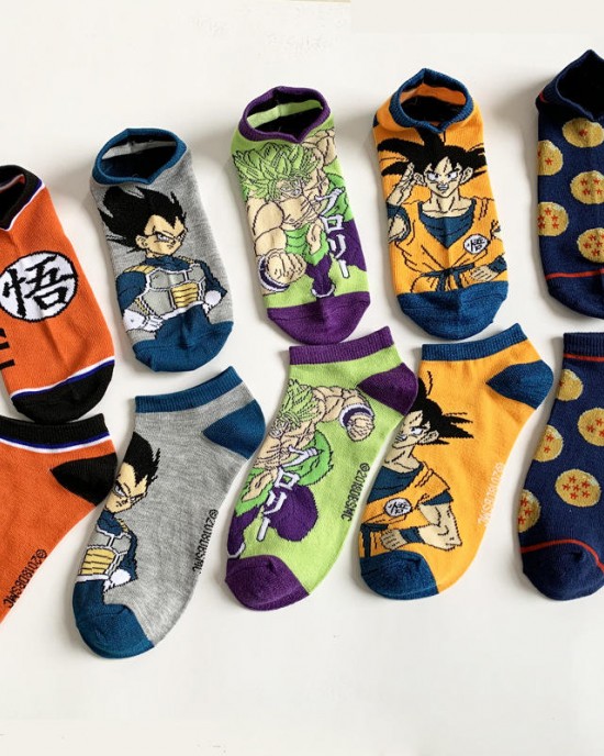 2022 Hot New Anime Socks Funny Couple Cartoon Socks Men's Dragon Calcetin Goku Medias Ball Personality Short Socks 2022 Hot New Anime Socks Funny Couple Cartoon Socks Men's Dragon Calcetin Goku Medias Ball Personality Short Socks