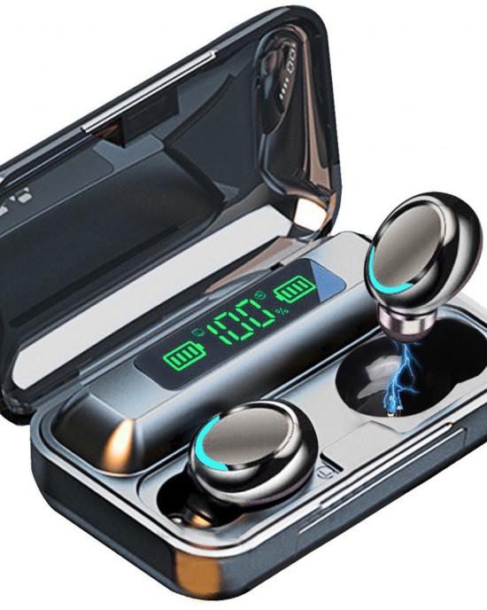 VALDUS In Stock F9 TWS earbuds fones de ouvido auriculares f9 audifonos headphones powerbank wireless earphones VALDUS In Stock F9 TWS earbuds fones de ouvido auriculares f9 audifonos headphones powerbank wireless earphones