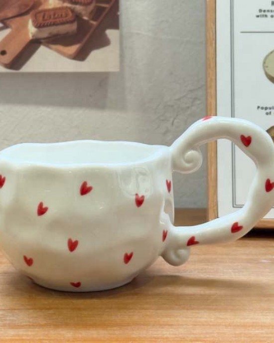 Nordic Ins Style Ceramic Mug Tazas De Cafe High Quality Cute Ceramic Coffee Cup Milk Coffee Ceramic Cups For Couples Household Nordic Ins Style Ceramic Mug Tazas De Cafe High Quality Cute Ceramic Coffee Cup Milk Coffee Ceramic Cups For Couples Household